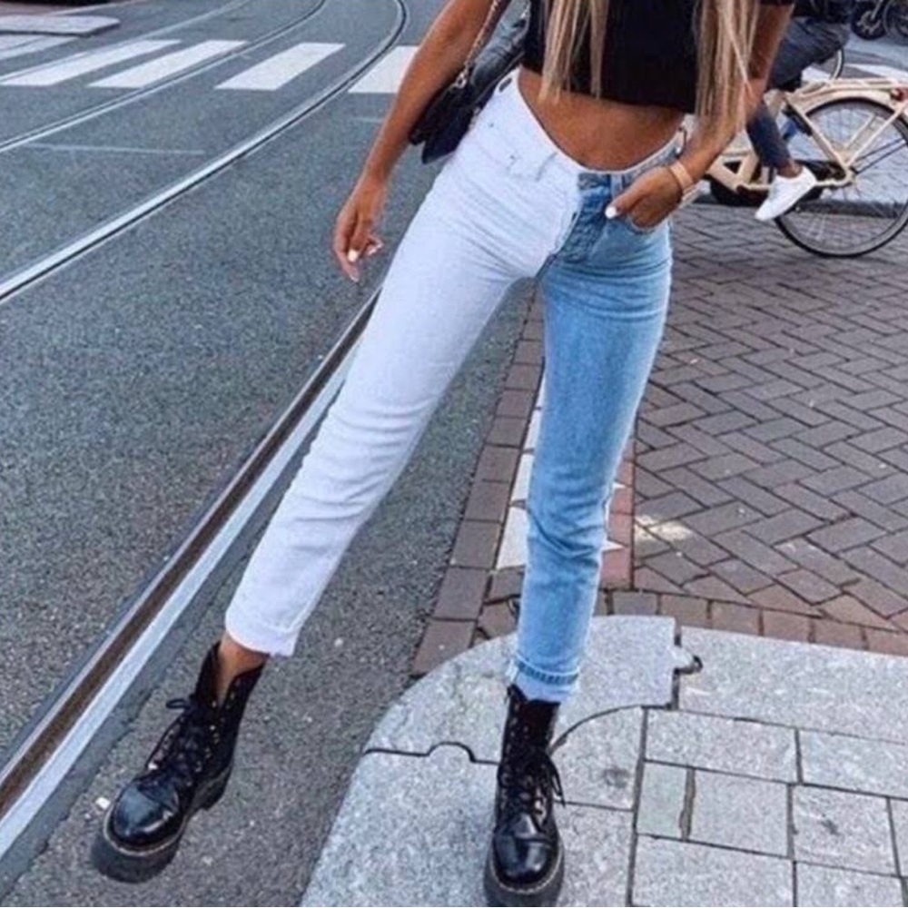 Adika Color Block Jeans